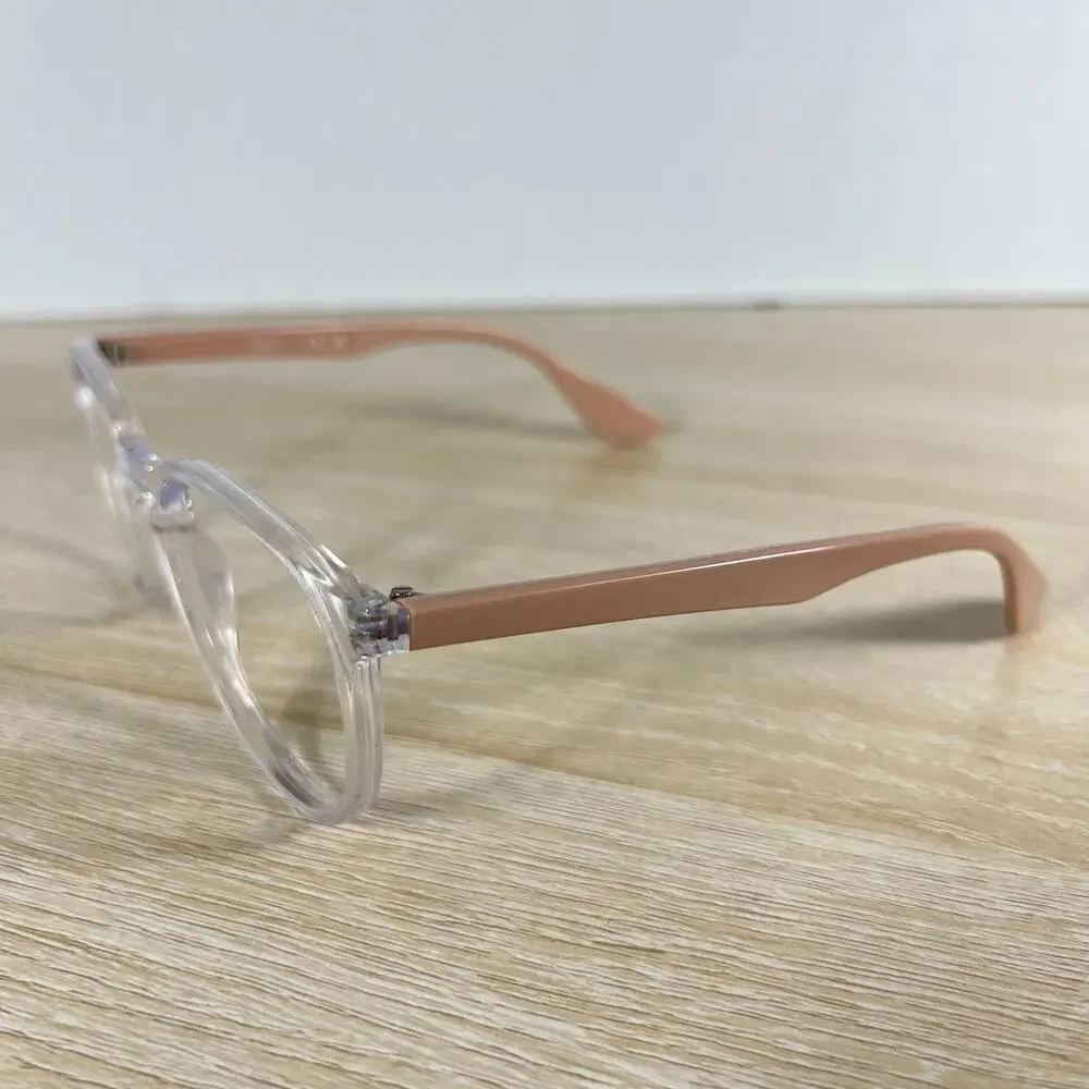Ray-Ban RB7046 5953 Clear Round Pink Eyeglasses 51-18-140 FRAMES ONLY
